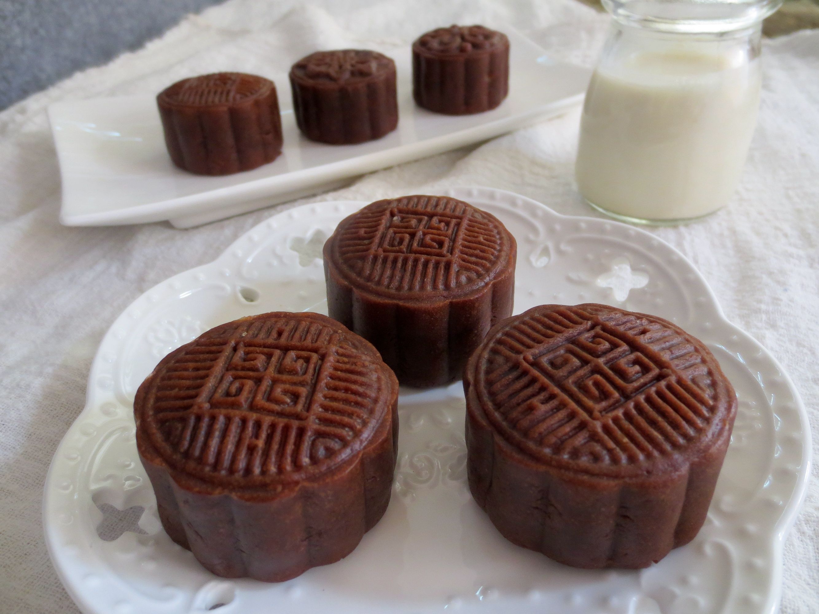 白莲蓉|孩子爱吃的巧克力月饼,原来做法这么简单,学会再也不用买