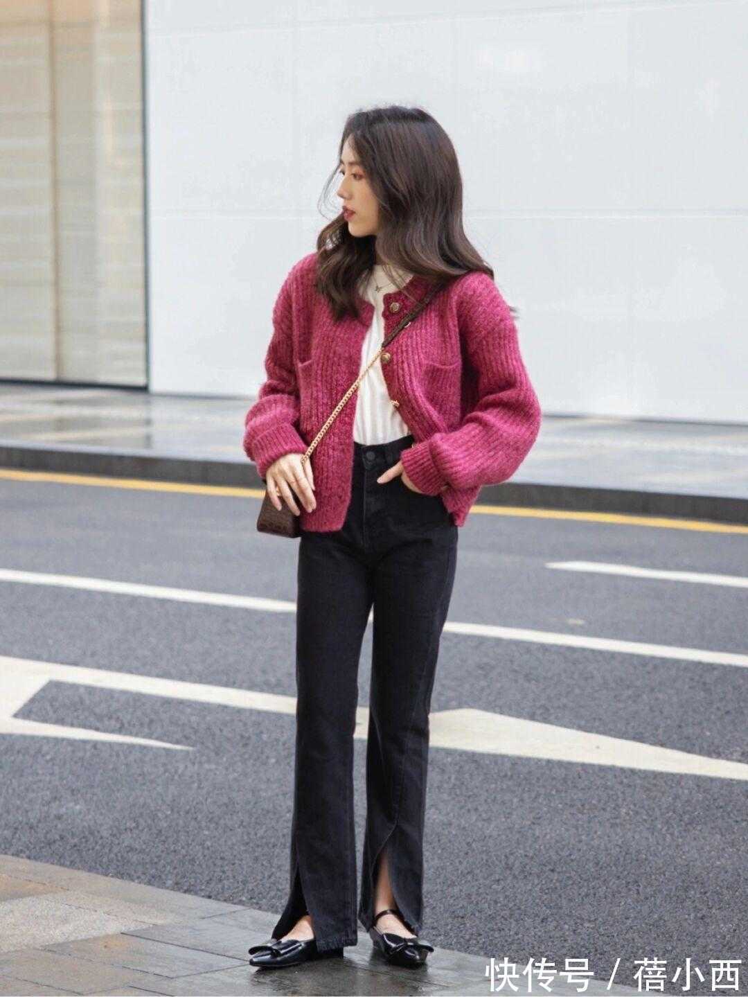 造型|小个子女生如何穿针织衫?这几套造型可以直接照搬,高级又优雅