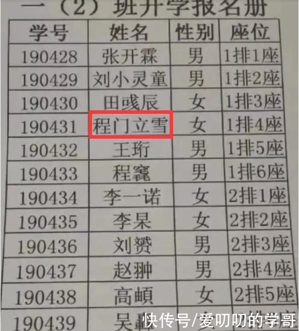 时代|学生奇葩名字，“子轩”时代过去“秦牛正威”时代来临，老师心累