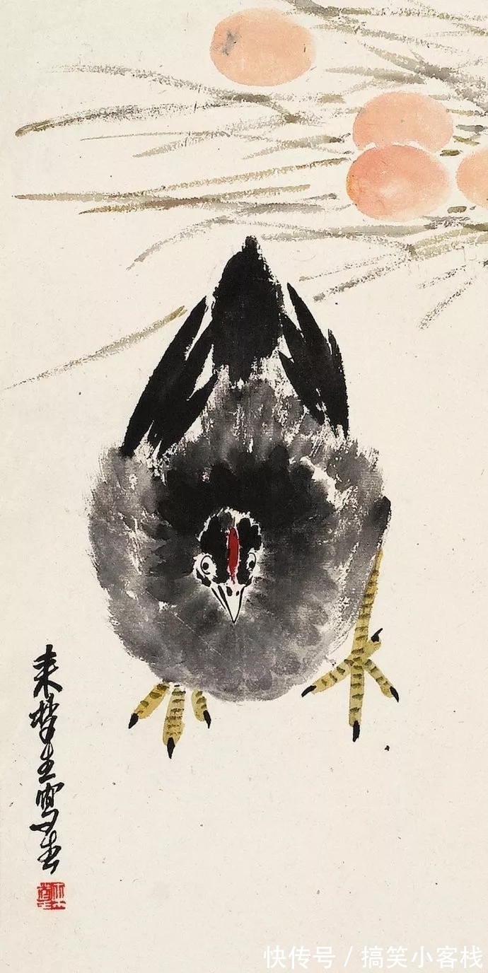 来楚生!老画家的画|来楚生大写意花鸟画