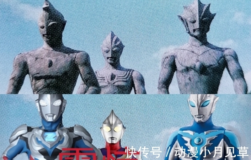 石像|迪迦奥特曼中的另外两个石像，撞脸泽塔和托雷基亚，废案利用？