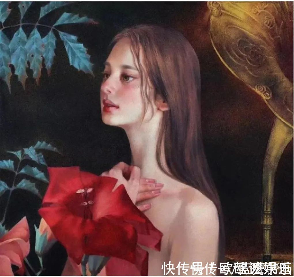 四川美术学院!80后艺术家,将西方油画意境发挥得淋漓尽致,看上去极具美感