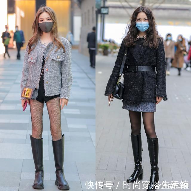 搭配|“短裙+长靴”才是今秋最强CP!时髦又显瘦,太适合普通人穿了