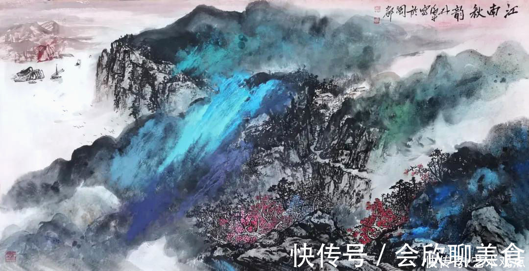 林海平！名家风采——赏林海平山先生彩墨山水画