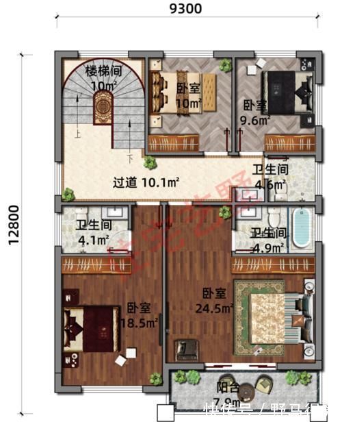 图纸|老妈选了2套农村自建房三层别墅图纸,造价只要25万,哪套好看
