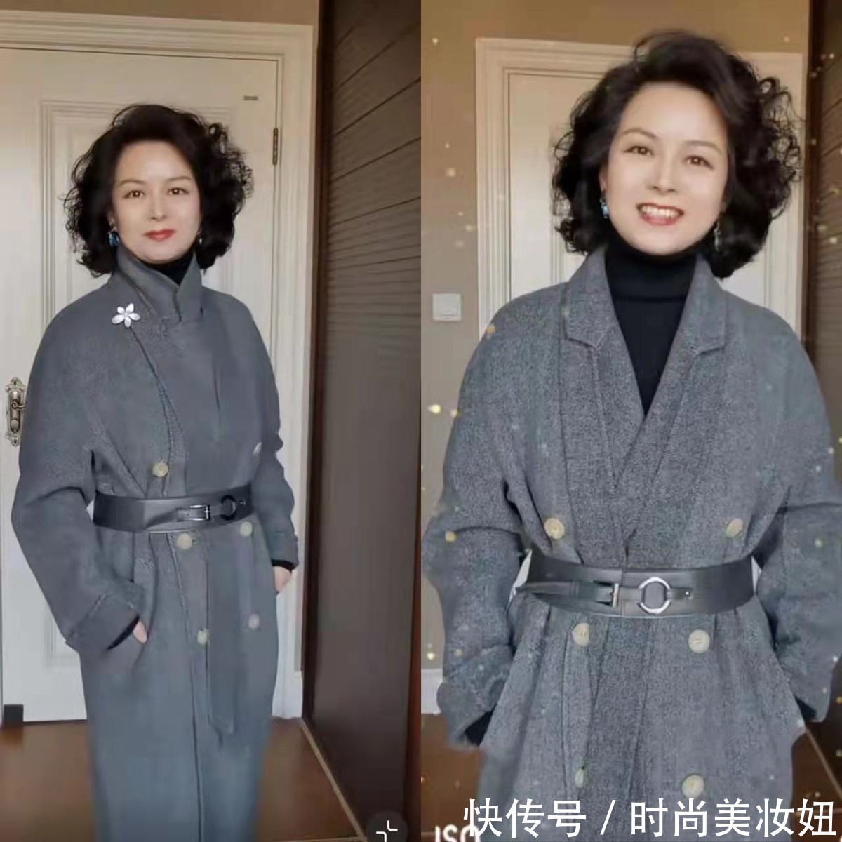 腰带|真正有气质的中年女人,打底衫也能穿出高级感,看她就知道
