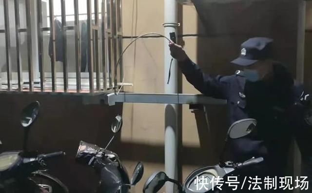 江湾派出所|「上海公安大调研」民警下社区对飞线充电说“不”