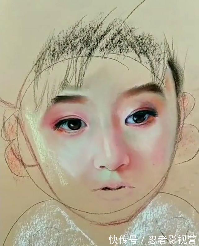 简笔画&美术生画简笔画,开始小学生都不如,画到一半颜值飙升