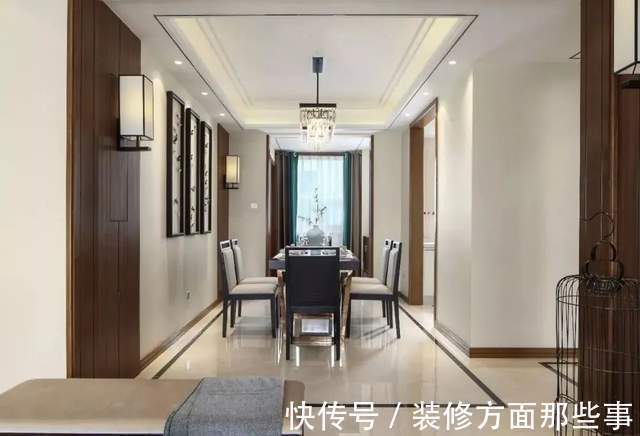 审美观|三室两厅中式装修设计,清雅含蓄的传统与现代结合