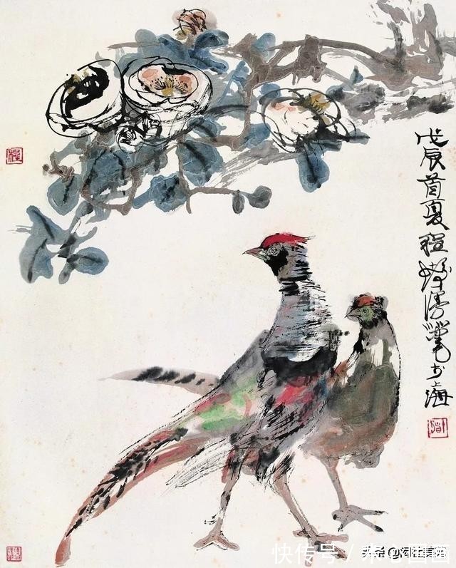 张书旗$中国画家笔下的大吉图:已知全五德 安逸胜凫鹝