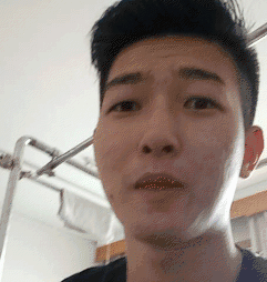 |搞笑GIF段子：哥们，对她好点，不然躺在板上的就是你了