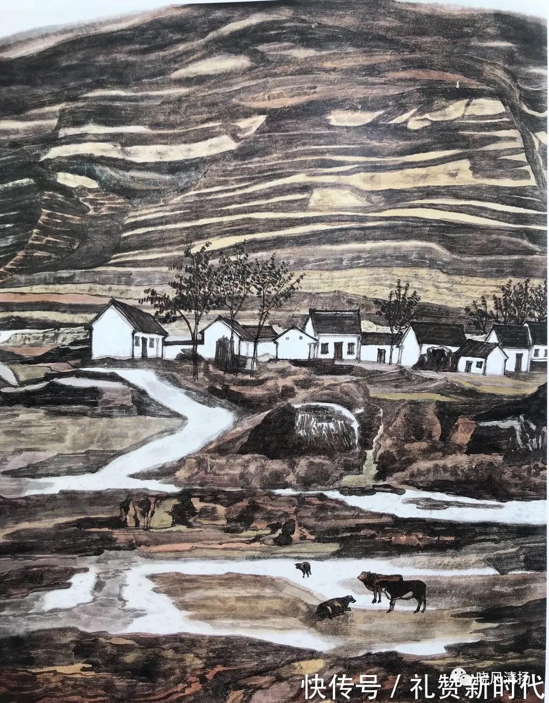 高原&艺术家高岩水墨画欣赏