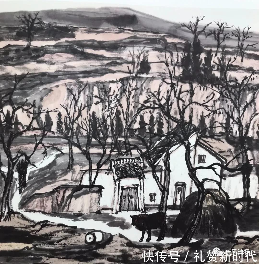 高原&艺术家高岩水墨画欣赏