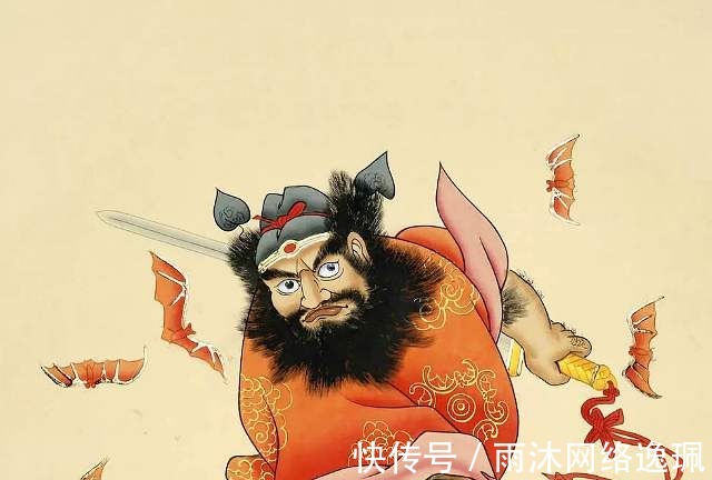 钟馗捉鬼图|钟馗:唐玄宗的梦,与吴道子的画,成就了鬼王