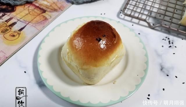 看似平凡却非常好吃的面包, 柔软香甜, 做法简单, 孩子吃着不停嘴