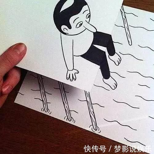 一只笔#歪果仁脑洞大开,把一张A4纸玩成这样,进来膜拜!!