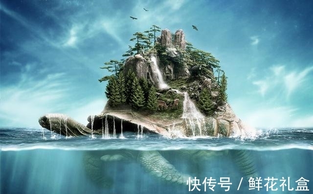 神话故事$神话中的载人巨龟被发现,长5米重6吨,《西游记》没有骗人