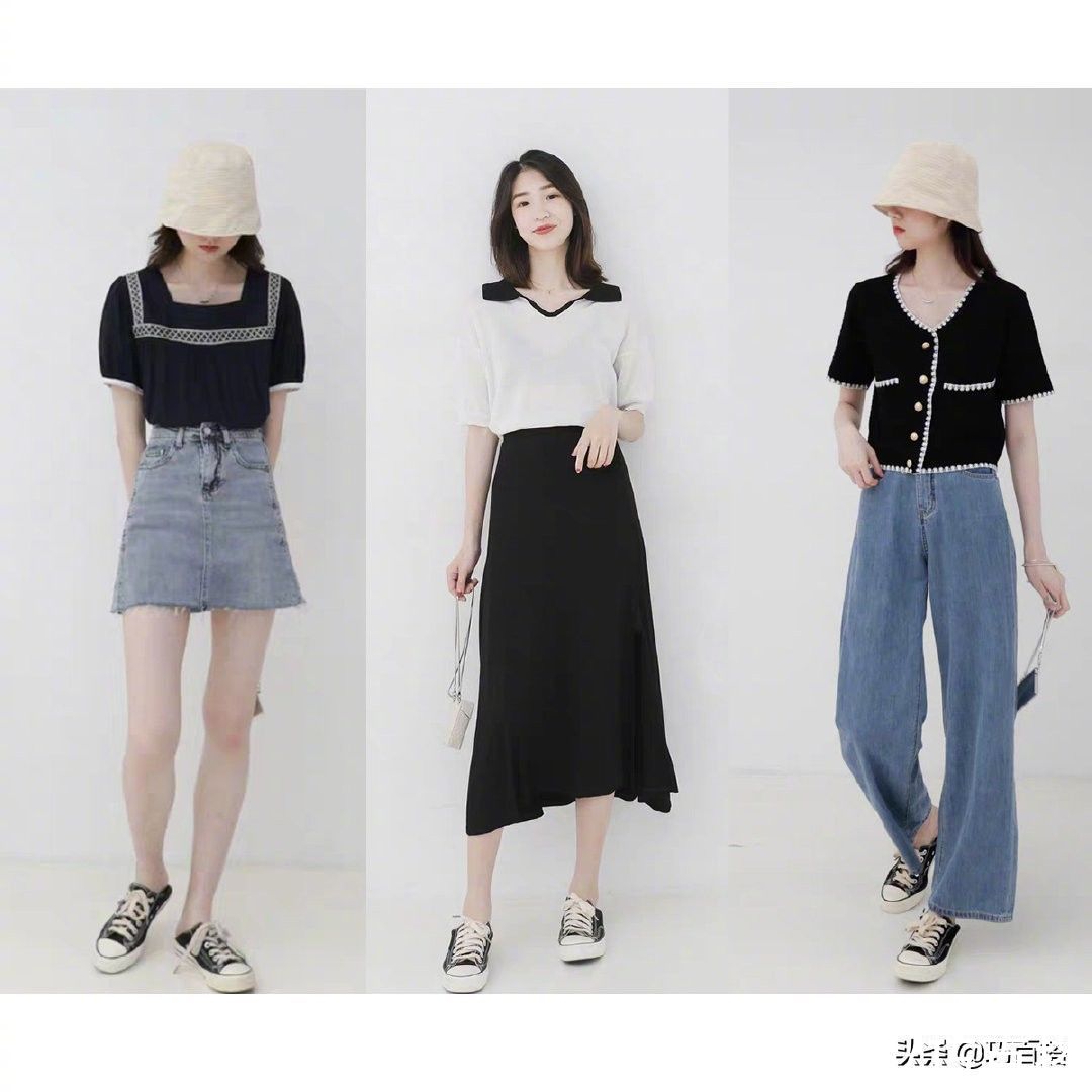 单品|27套清爽利落的夏季穿搭，显高显瘦没商量，大学生跟着穿很时尚