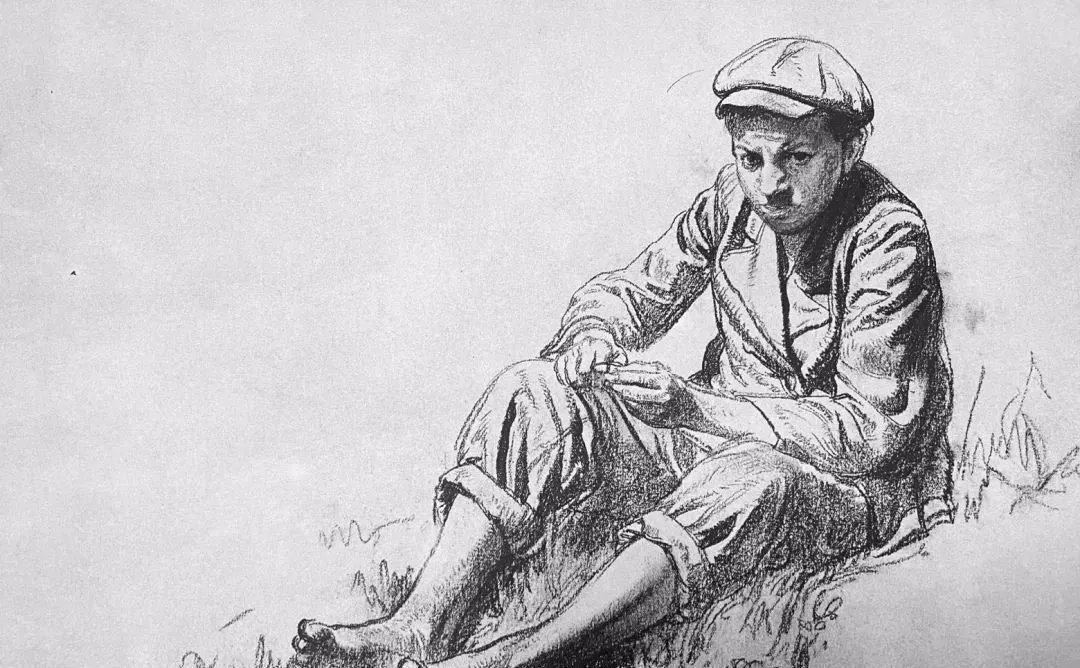 康斯坦丁$苏里科夫美术学院教授尼康. 索罗明速写作品