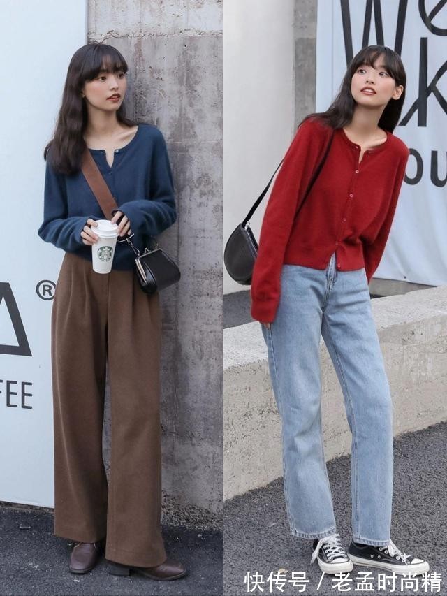 学院风 这3种毛衣的搭配风格,你更喜欢哪一种呢?