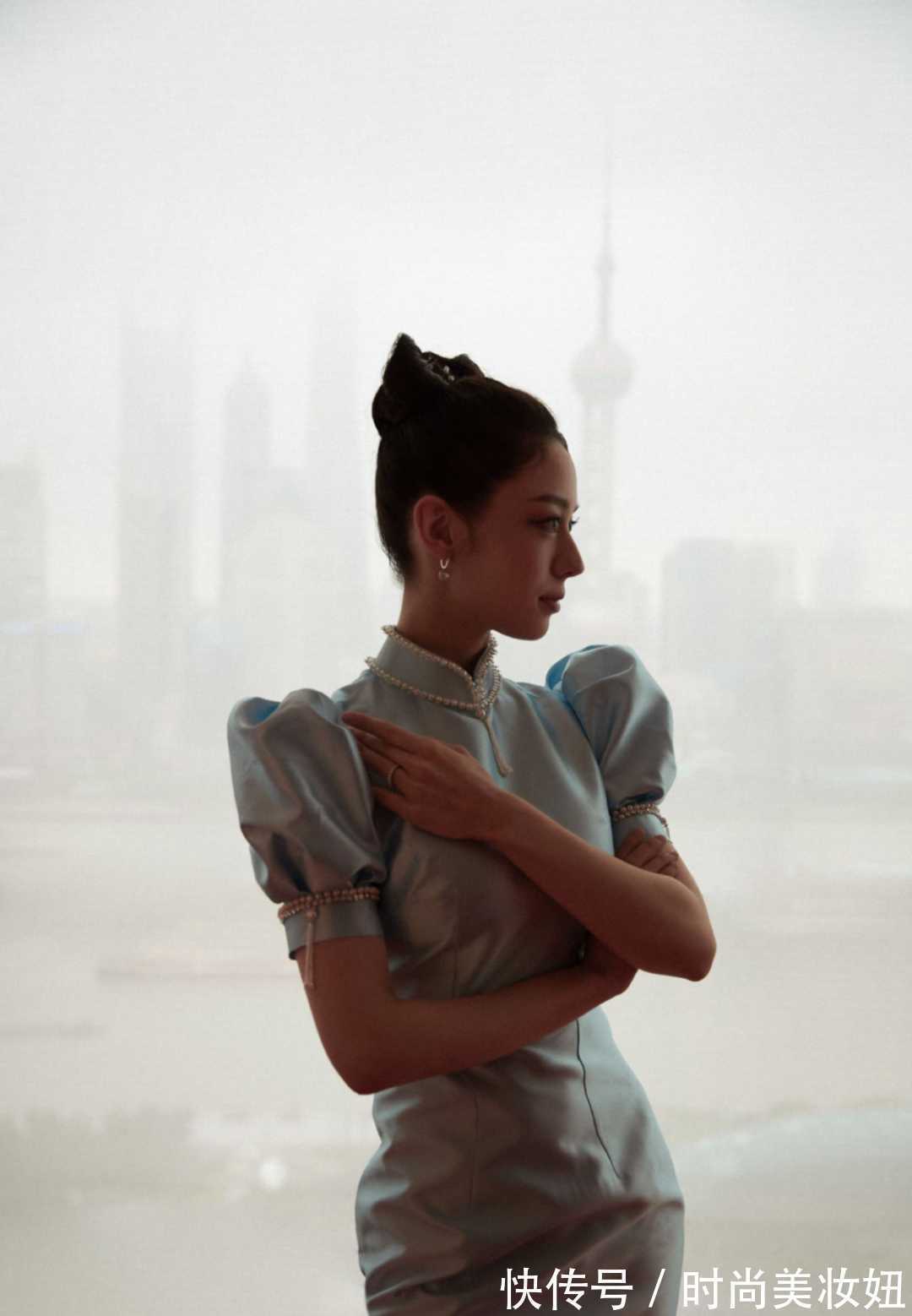 连衣裙|吉娜不愧是“中国媳妇”,穿旗袍连衣裙高贵优雅,郎朗太有福了