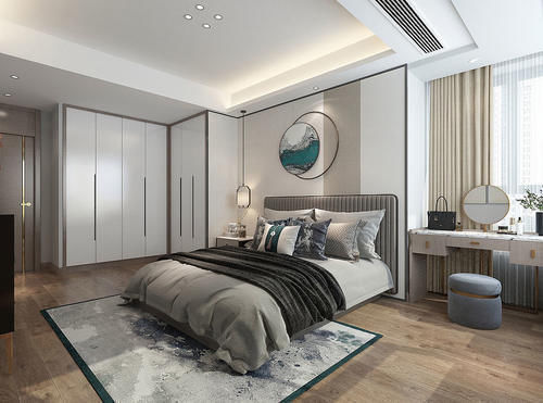 新中式|80后夫妻将新房装中式,仅阳台就被多人借鉴,高级灰的氛围太美了