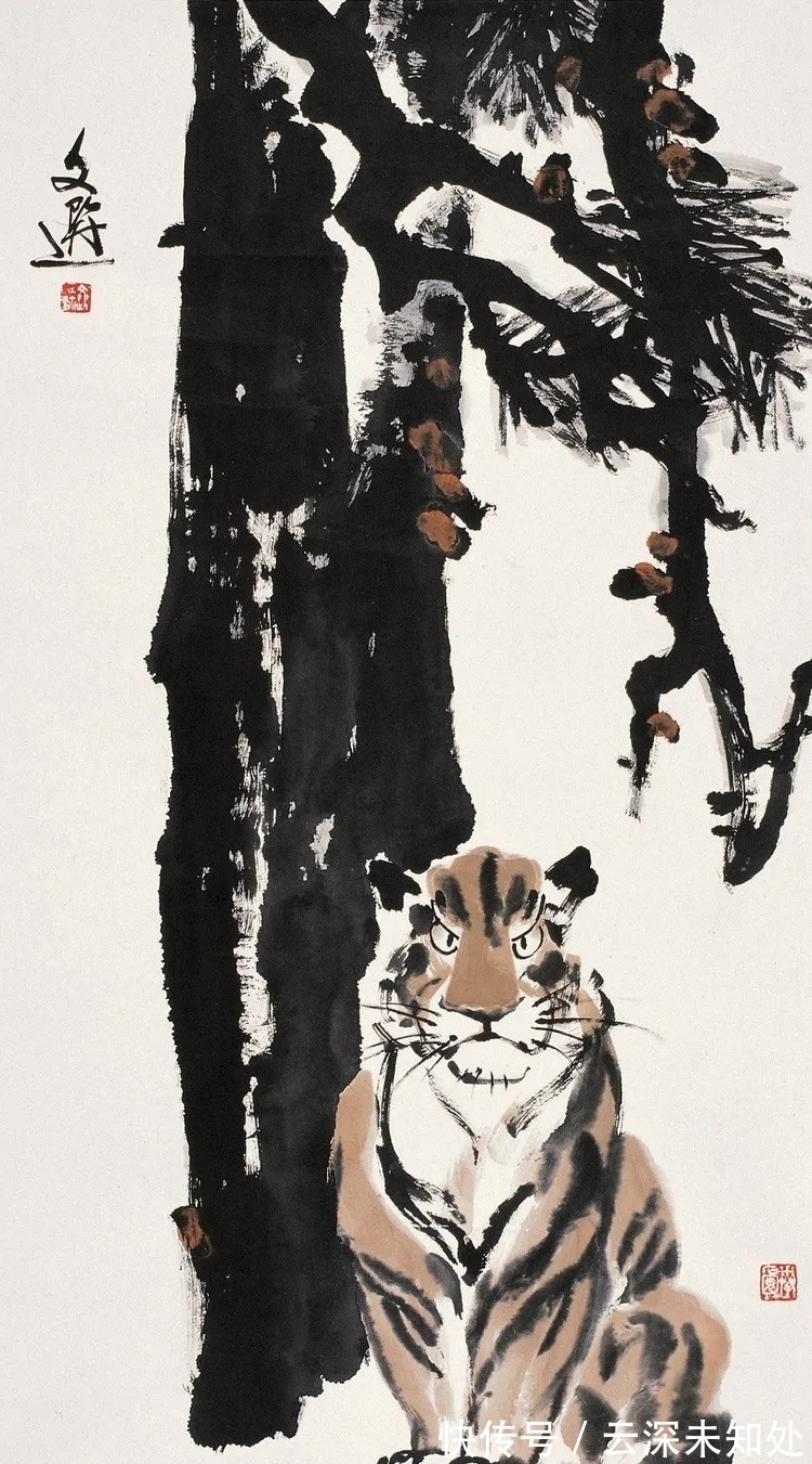 中国画坛$汤文选,当代中国画坛一位有影响力的大家!