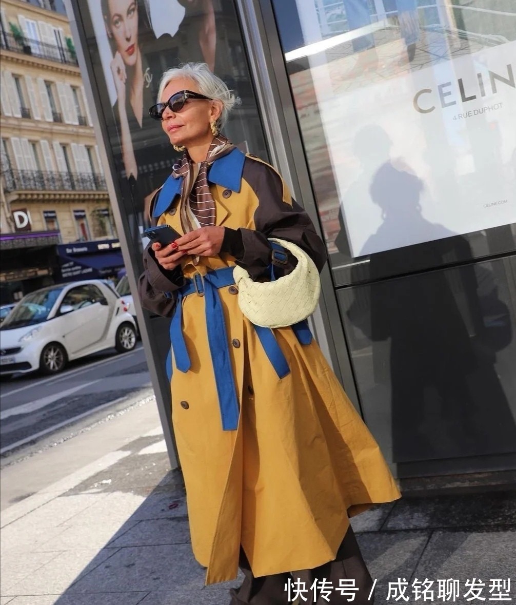 针织|这位六十多岁的阿姨时髦到老!大气又显气场,气质不比年轻人逊色