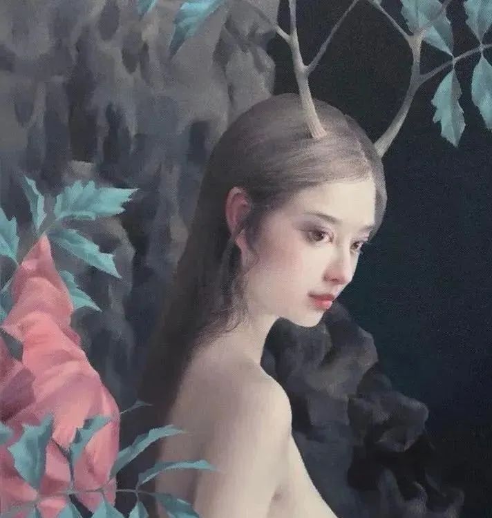 杨超@杨超:人体油画唯美而清雅脱俗,画出了东方女子的纯净与圣洁