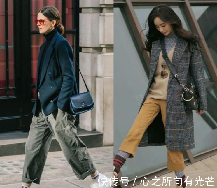 脚踝 入秋后就别再露脚踝了,这样穿时髦显高又保暖,建议收藏