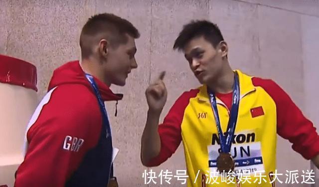米自由泳|孙杨颁奖仪式再遭挑衅,又一对手拒绝合影,他怒吼回击失败者