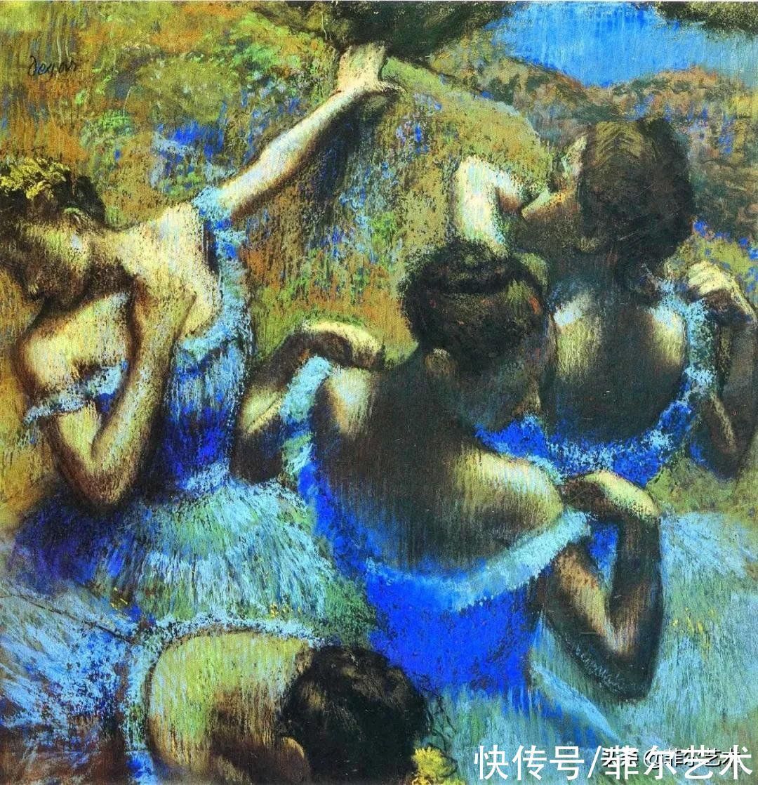 安格尔$法国艺术大师埃德加·德加舞女125幅油画作品，美翻了