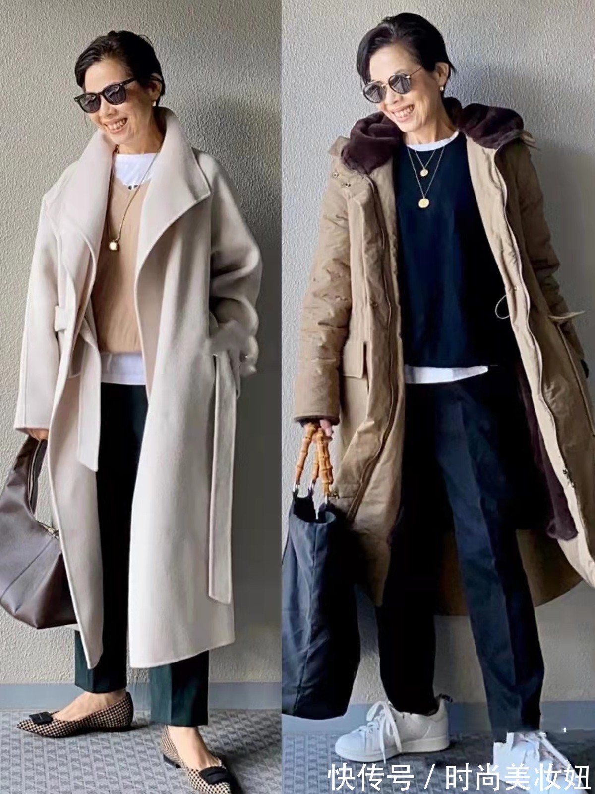 保暖|50岁女人冬季就该这样穿,简约大气又保暖,照穿气质翻倍