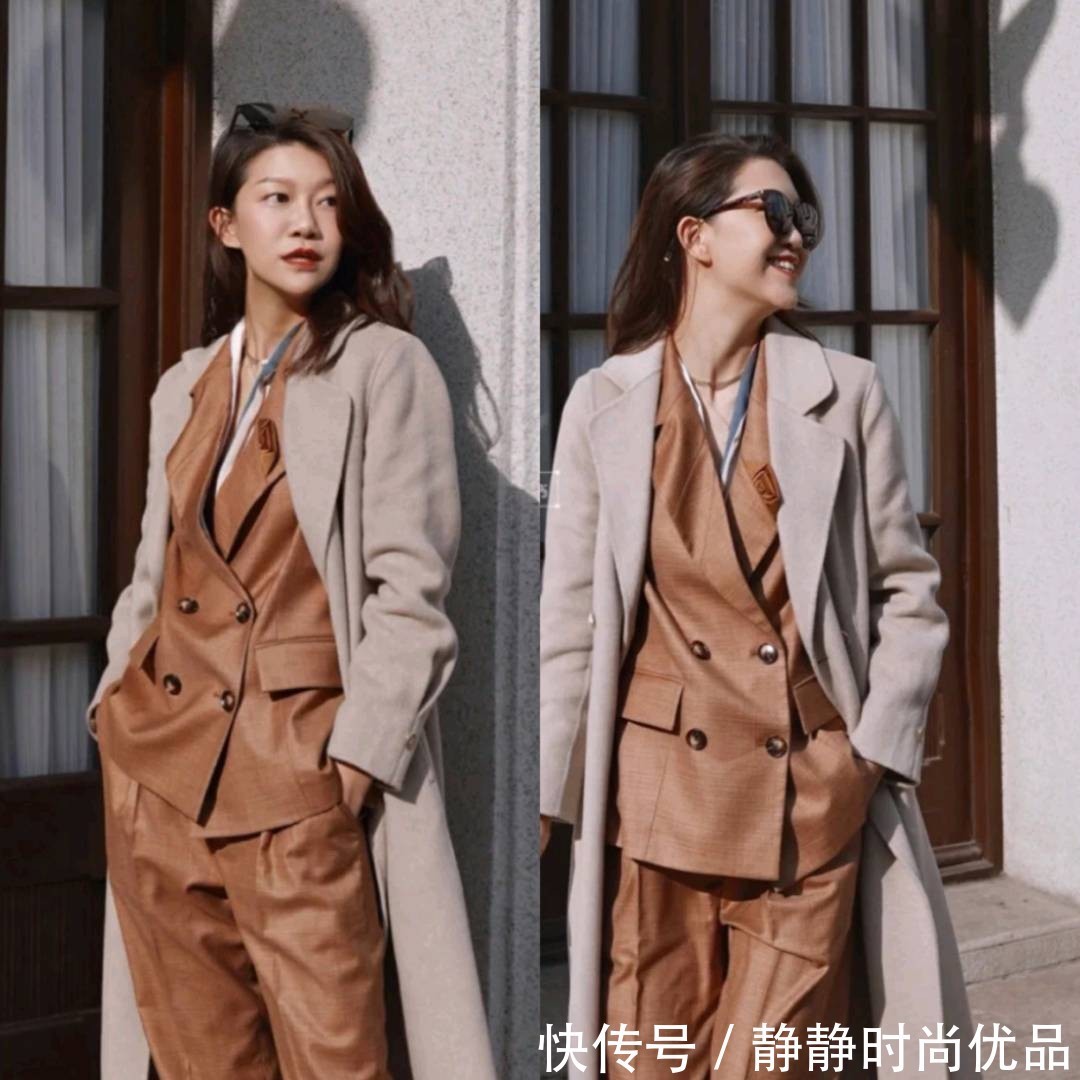 穿搭 时髦的“三明治”叠穿,在秋天更吃香!熟龄女性这么穿好优雅