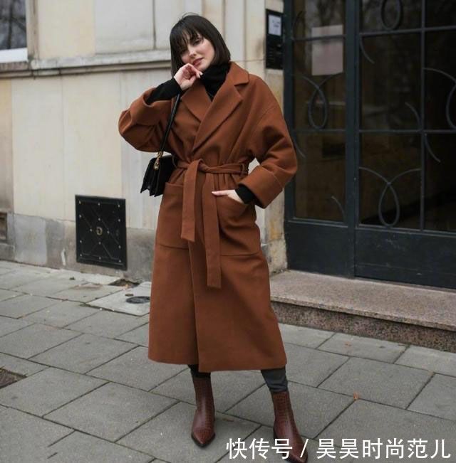 搭配 会穿搭的女人,冬天更爱暖色系搭配,优雅大方又不失时尚气质