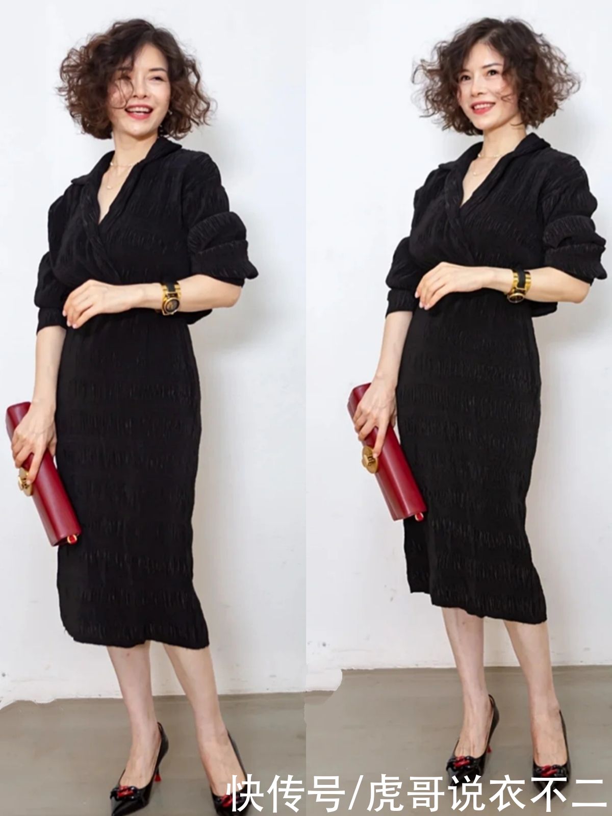 过膝裙|这才是50岁女人最好的模样，体面优雅不扮嫩，每一套都让人惊艳