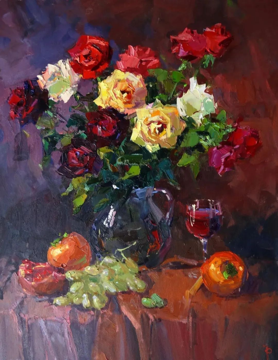 露台&不起眼的房子、简单的露台、普通的小路 他都画得如此出彩!