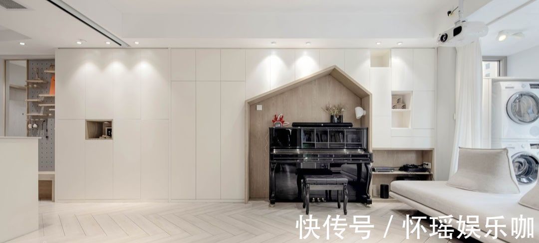 卧室床|舍弃客厅,不买餐桌,卧室床悬空,他家86㎡堪称小户型装修的榜样