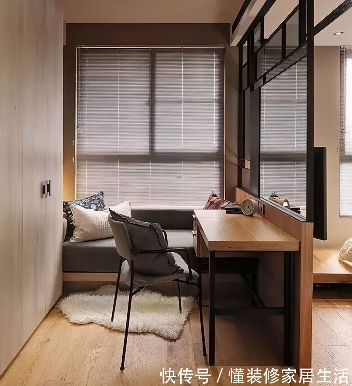 实用|不用专门预留书房了,这种卧室书房一体的设计最实用