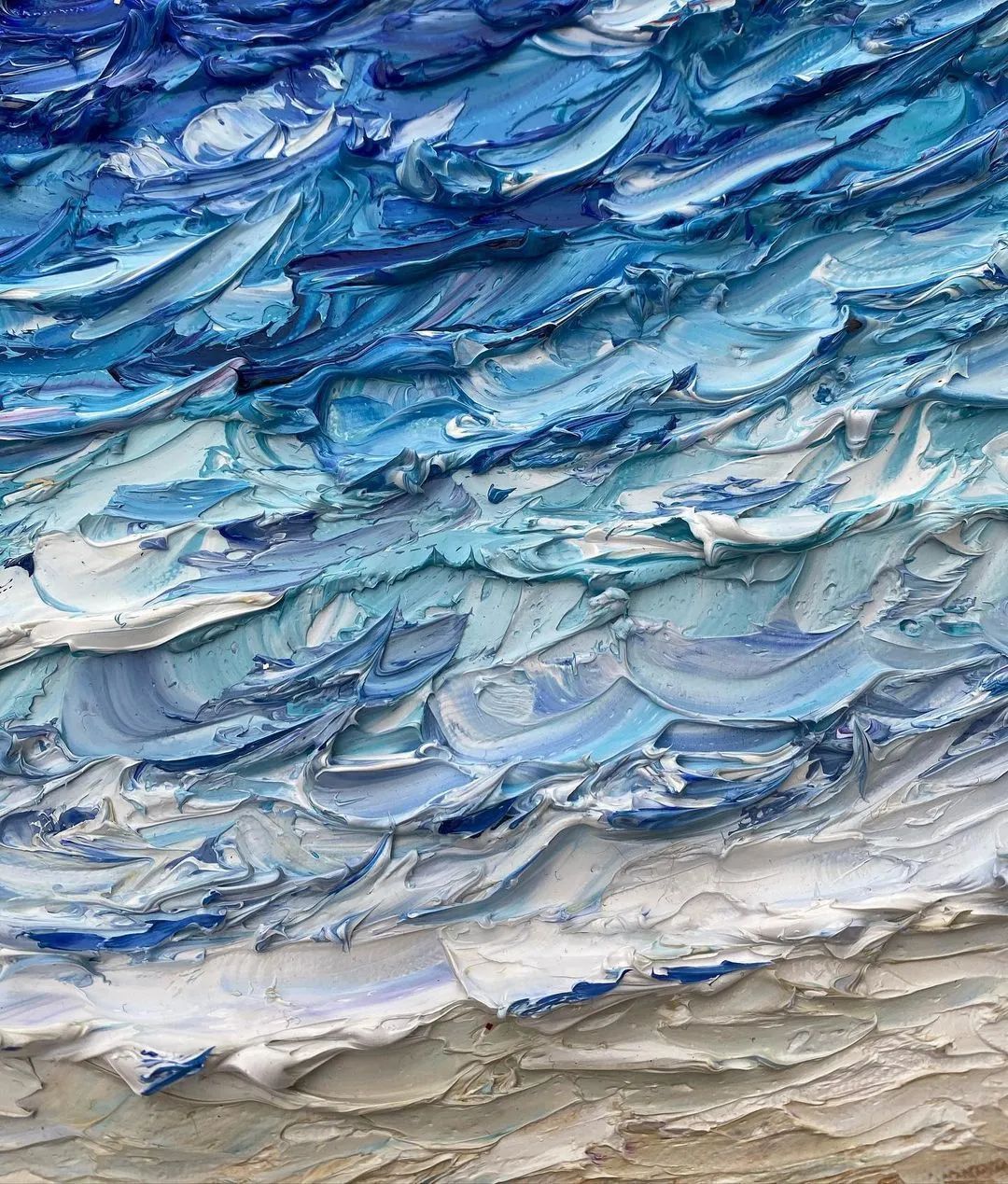 流動性$從沒學過美術的她,用簡單粗暴技法畫畫,讓她成為了百萬富豪