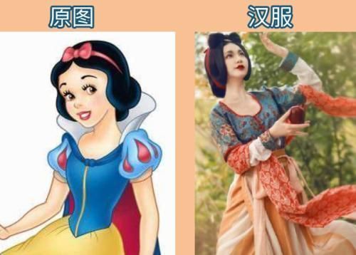 士尼动画|当迪士尼公主穿上汉服，茉莉公主成天竺少女，美得让人移不开眼