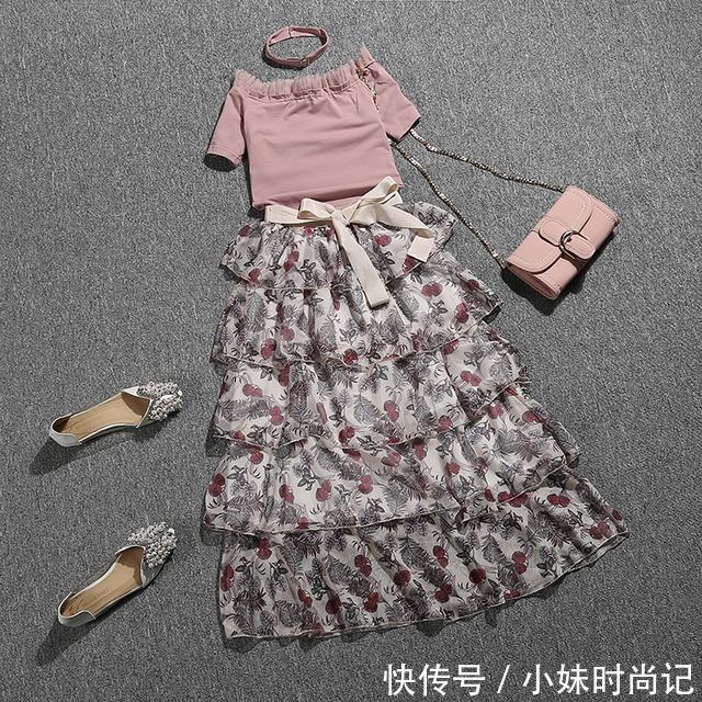 优雅 时髦又显气质的长裙套装,优雅女神范