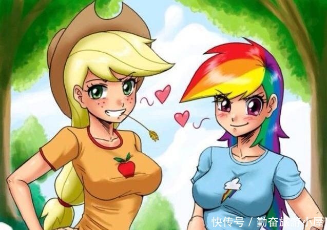 宝莉|小马宝莉苹果嘉儿和云宝的性别之谜，为什么我觉得她们是男孩子