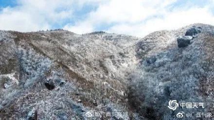 美成|下雪啦！广西多地出现雪景雾凇景观，美成仙境！附赏雪攻略