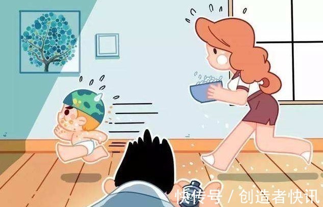 孩子们|三位小姨协同宝妈喂饭，宝宝特别配合，网友：有人威胁就眨眨眼