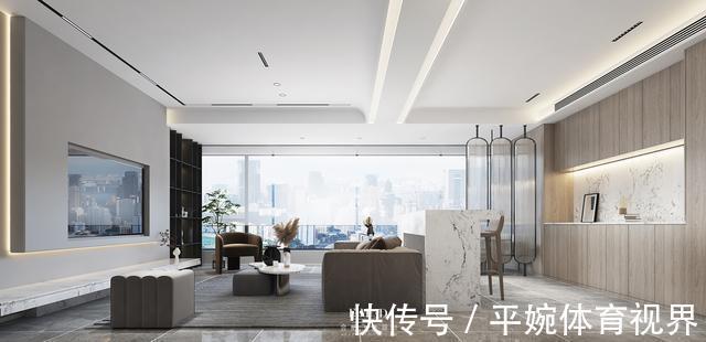 衣区|165㎡一梯一户大平层,改动4处细节换58㎡大横厅,不输别墅