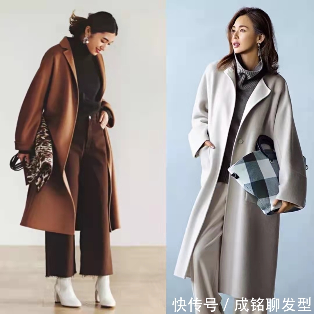 领口|既然不再年轻,那就穿得优雅,三种大衣搭配法,时尚保暖两不误