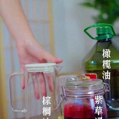 紫草油|好治愈的颜色,猜猜这是什么糕点?