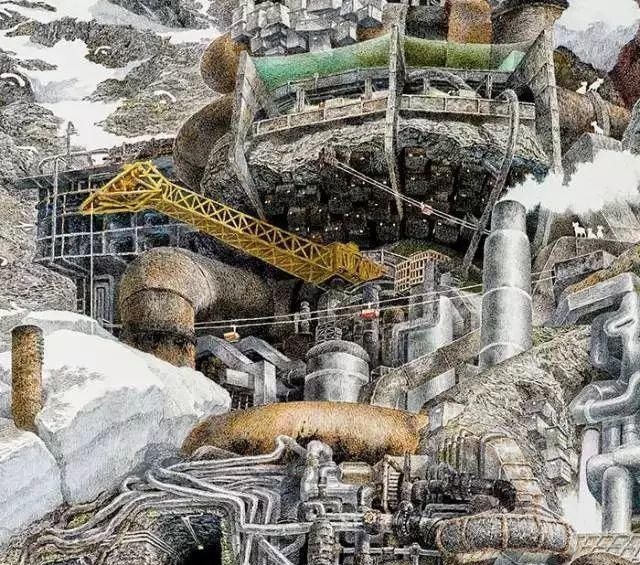 幅画!一幅画画了3年,细到要用放大镜,他把钢笔画玩到了极致