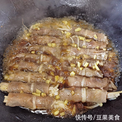 金针菇|黑胡椒金针菇肥牛卷（简单快手）